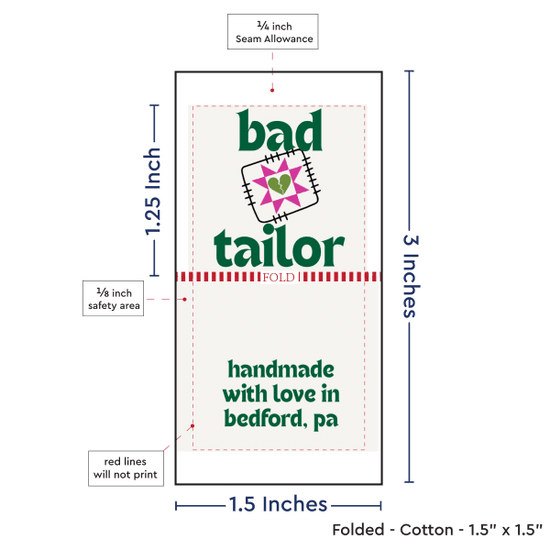 PPLR_HIDDEN_PRODUCT Print Your Logo or Image on FOLDED Cotton Tags