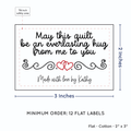 PPLR_HIDDEN_PRODUCT Double Heart Quote (2"x3" Cotton - 12 labels/set)
