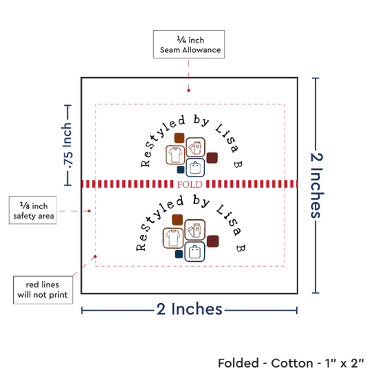 PPLR_HIDDEN_PRODUCT Print Your Logo or Image on FOLDED Cotton Tags