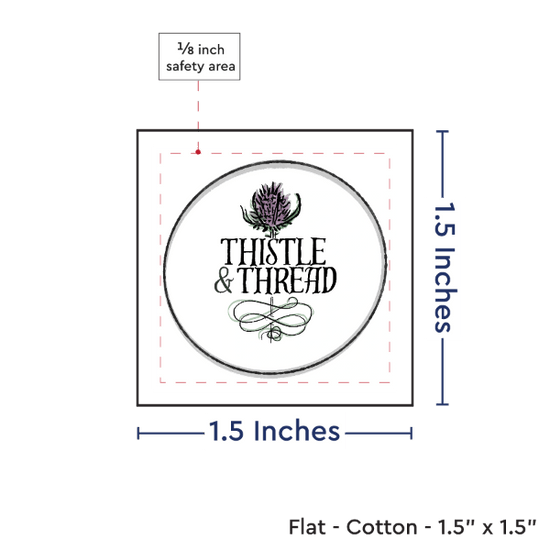 PPLR_HIDDEN_PRODUCT Print your Logo or Image on FLAT Cotton Tags