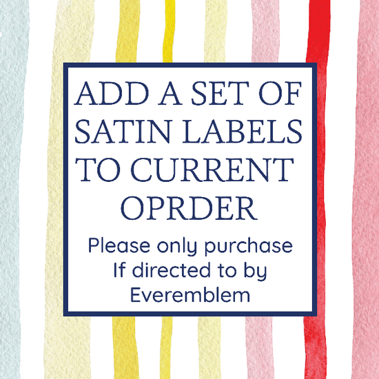 PPLR_HIDDEN_PRODUCT Add a set of satin labels to a current order