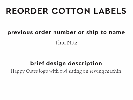 PPLR_HIDDEN_PRODUCT Reorder Previous Label Design - COTTON