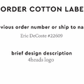 PPLR_HIDDEN_PRODUCT Reorder Previous Label Design - COTTON
