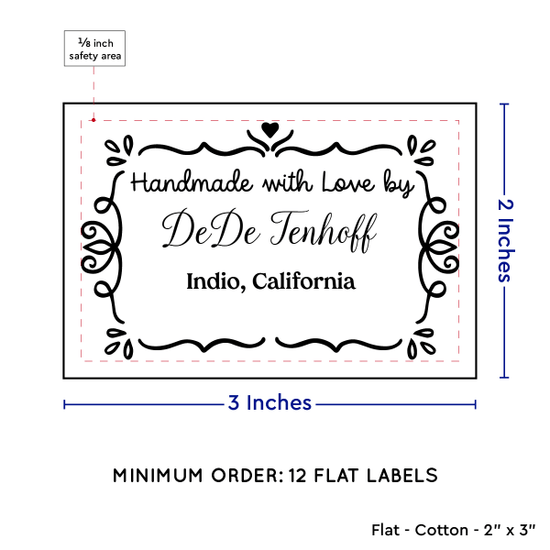 PPLR_HIDDEN_PRODUCT Swirl Accent Border (2"x3" Cotton - 12 labels/set)