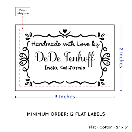 PPLR_HIDDEN_PRODUCT Swirl Accent Border (2"x3" Cotton - 12 labels/set)