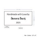 PPLR_HIDDEN_PRODUCT Text Only Medium Large Label (1.5"x3"-Cotton)