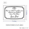 PPLR_HIDDEN_PRODUCT Frame Quote (2"x3" Cotton - 12 labels/set)