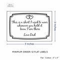 PPLR_HIDDEN_PRODUCT Frame Quote (2"x3" Cotton - 12 labels/set)