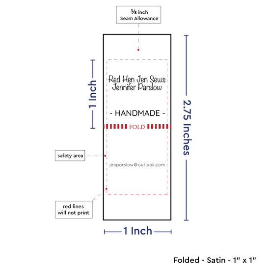 PPLR_HIDDEN_PRODUCT Square Signature (1" wide - Satin)