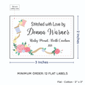 PPLR_HIDDEN_PRODUCT Thread and Flowers (2"x3" Cotton - 12 labels/set)