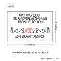 PPLR_HIDDEN_PRODUCT Double Heart Quote (2"x3" Cotton - 12 labels/set)