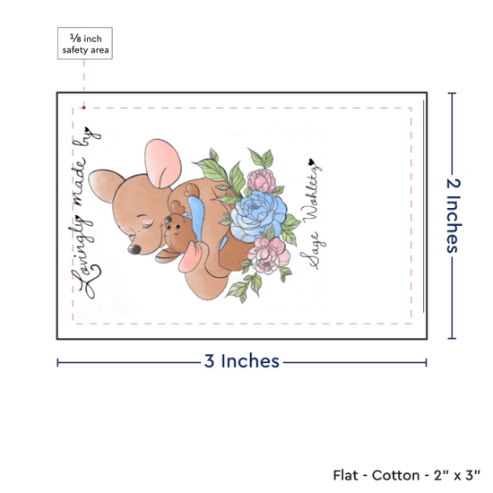 PPLR_HIDDEN_PRODUCT Print your Logo or Image on FLAT Cotton Tags