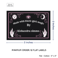 PPLR_HIDDEN_PRODUCT Spirit Board (2"x3" Cotton - 12 labels/set)