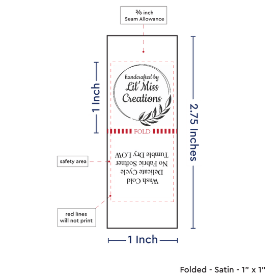 PPLR_HIDDEN_PRODUCT Print Your Logo/Image on Satin Tags (1" wide - Satin)
