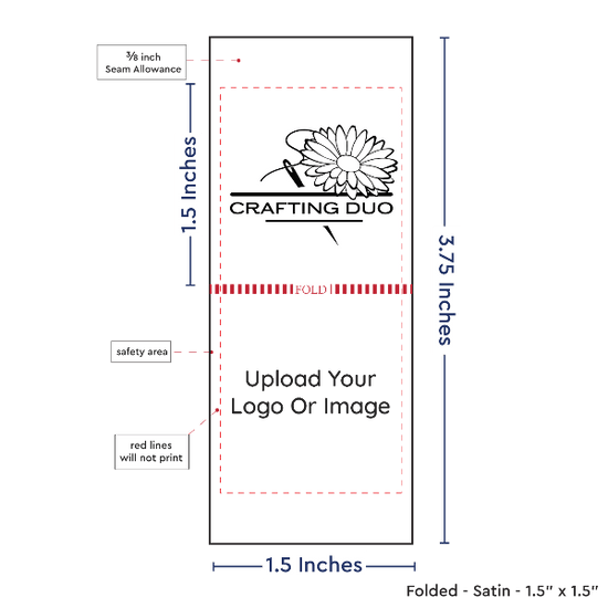 PPLR_HIDDEN_PRODUCT Print your logo/Image on Satin Tags (1.5" wide - Satin)