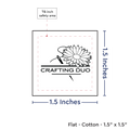PPLR_HIDDEN_PRODUCT Print your Logo or Image on FLAT Cotton Tags