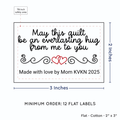 PPLR_HIDDEN_PRODUCT Double Heart Quote (2"x3" Cotton - 12 labels/set)