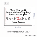 PPLR_HIDDEN_PRODUCT Double Heart Quote (2"x3" Cotton - 12 labels/set)