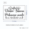 PPLR_HIDDEN_PRODUCT Double Heart Border (2"x3" Cotton - 12 labels/set)