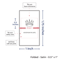 PPLR_HIDDEN_PRODUCT Print Your Logo/Image on Satin Tags (1" wide - Satin)
