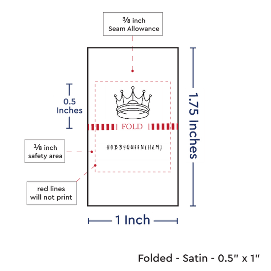 PPLR_HIDDEN_PRODUCT Print Your Logo/Image on Satin Tags (1" wide - Satin)