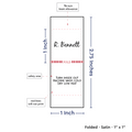 PPLR_HIDDEN_PRODUCT Square Signature (1" wide - Satin)