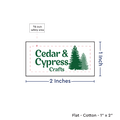 PPLR_HIDDEN_PRODUCT Print your Logo or Image on FLAT Cotton Tags