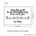 PPLR_HIDDEN_PRODUCT Double Heart Quote (2"x3" Cotton - 12 labels/set)