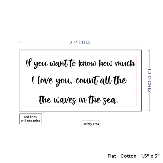 PPLR_HIDDEN_PRODUCT Text Only Medium Large Label (1.5"x3"-Cotton)