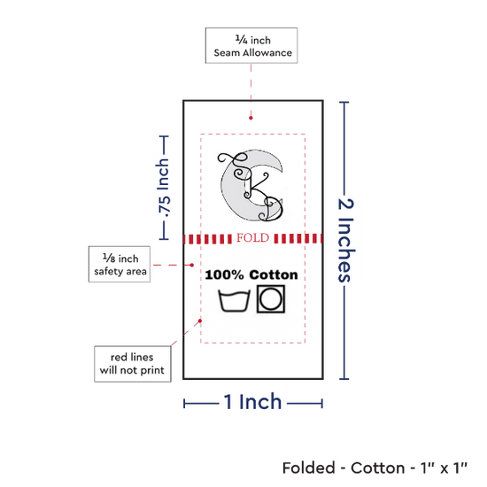 PPLR_HIDDEN_PRODUCT Print Your Logo or Image on FOLDED Cotton Tags