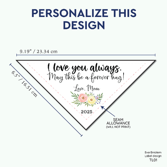 PPLR_HIDDEN_PRODUCT Floral triangle label