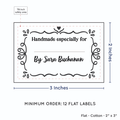 PPLR_HIDDEN_PRODUCT Swirl Accent Border with Fill in Blanks (2"x3" Cotton - 12 labels/set)