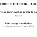 PPLR_HIDDEN_PRODUCT Reorder Previous Label Design - COTTON