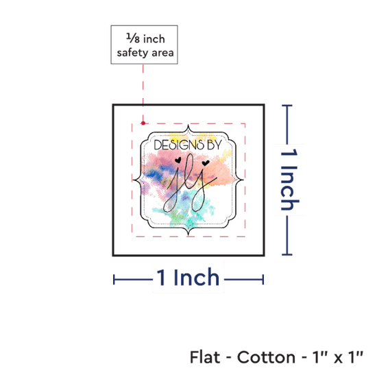 PPLR_HIDDEN_PRODUCT Print your Logo or Image on FLAT Cotton Tags