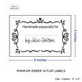 PPLR_HIDDEN_PRODUCT Swirl Accent Border with Fill in Blanks (2"x3" Cotton - 12 labels/set)