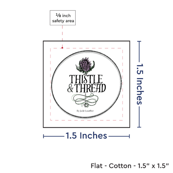 PPLR_HIDDEN_PRODUCT Print your Logo or Image on FLAT Cotton Tags