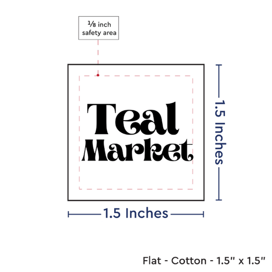 PPLR_HIDDEN_PRODUCT Print your Logo or Image on FLAT Cotton Tags