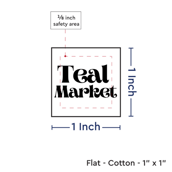 PPLR_HIDDEN_PRODUCT Print your Logo or Image on FLAT Cotton Tags