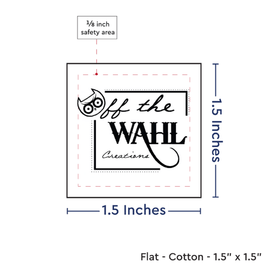 PPLR_HIDDEN_PRODUCT Print your Logo or Image on FLAT Cotton Tags