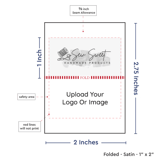 PPLR_HIDDEN_PRODUCT Print your Logo or Image on Satin Tags (2" wide - Satin)