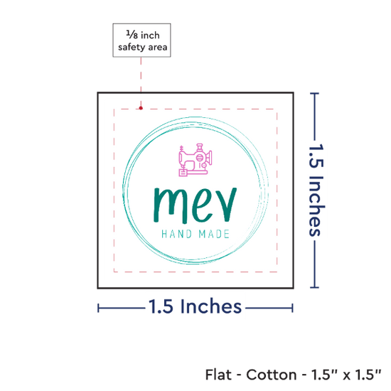 PPLR_HIDDEN_PRODUCT Print your Logo or Image on FLAT Cotton Tags