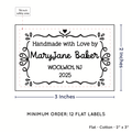 PPLR_HIDDEN_PRODUCT Swirl Accent Border (2"x3" Cotton - 12 labels/set)