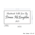 PPLR_HIDDEN_PRODUCT Text Only Medium Large Label (1.5"x3"-Cotton)
