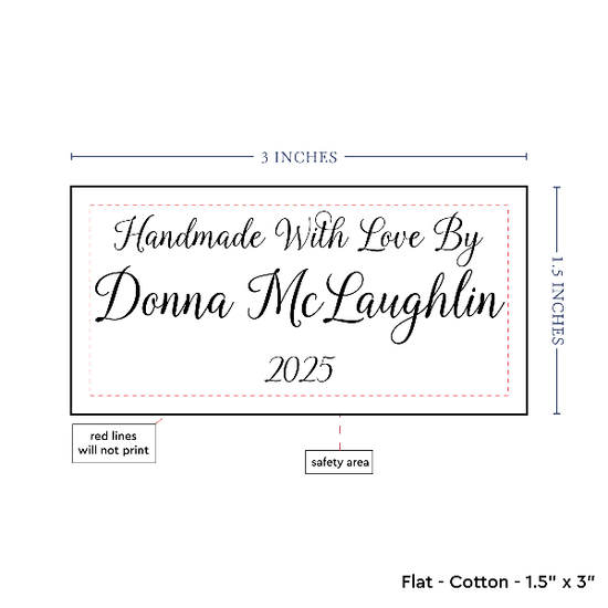 PPLR_HIDDEN_PRODUCT Text Only Medium Large Label (1.5"x3"-Cotton)