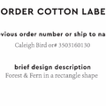 PPLR_HIDDEN_PRODUCT Reorder Previous Label Design - COTTON