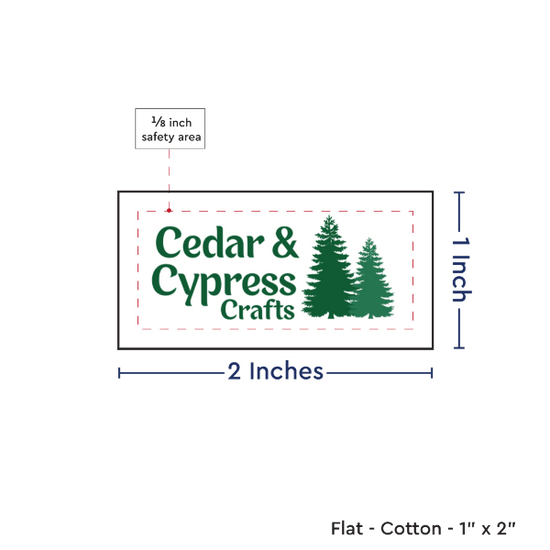 PPLR_HIDDEN_PRODUCT Print your Logo or Image on FLAT Cotton Tags