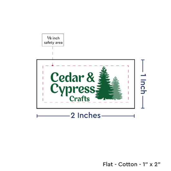 PPLR_HIDDEN_PRODUCT Print your Logo or Image on FLAT Cotton Tags
