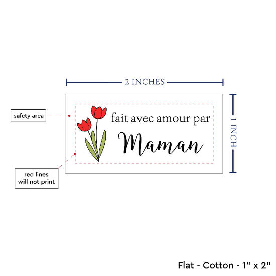PPLR_HIDDEN_PRODUCT Spring Tulips (2"x1"-Cotton)