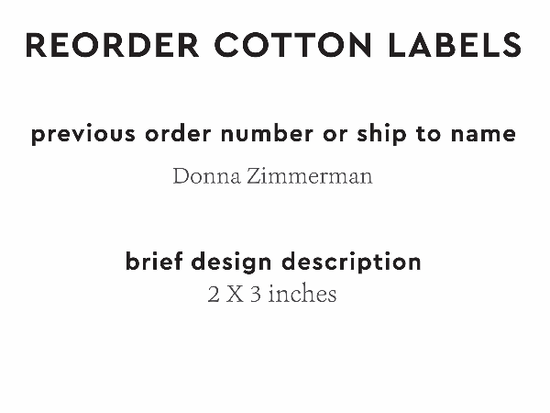 PPLR_HIDDEN_PRODUCT Reorder Previous Label Design - COTTON