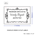 PPLR_HIDDEN_PRODUCT Swirl Accent Border (2"x3" Cotton - 12 labels/set)